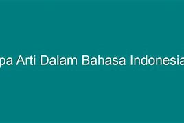 Apa Arti Mahjong Dalam Bahasa Indonesia