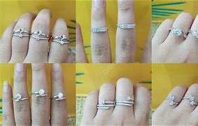 Cincin Emas Putih Wanita 1 Gram